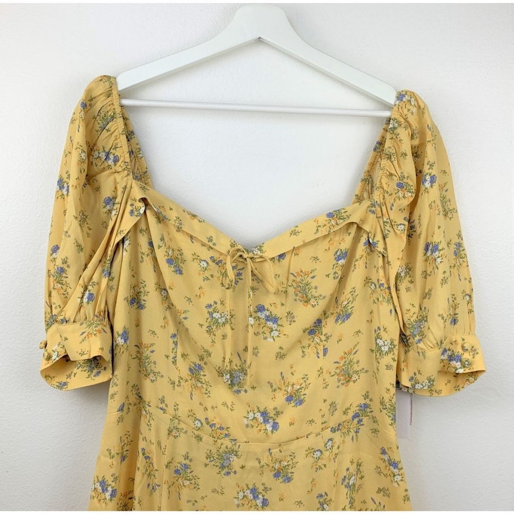 NWT Reformation Lillet Floral Mini Dress Size 12 - Picture 6 of 15